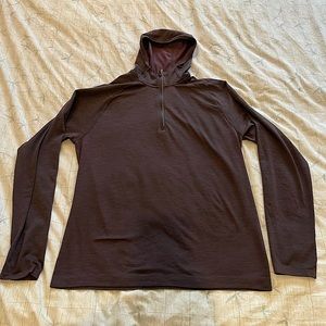 Lululemon Men hoodie Long sleeve Metal Vent Cherry